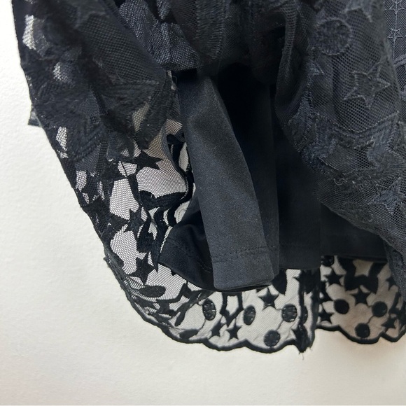 Sisters of the Tribe black lace flowy mini dress size: M - Picture 11 of 14